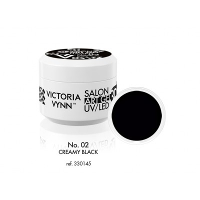 salon art gel 3D No.02 creamy black salon art gel 3D No.02 creamy black